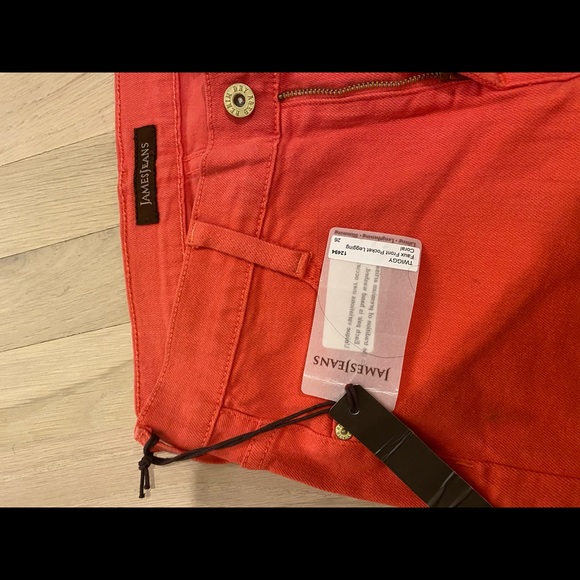 James Jeans Sz 26 Coral Twiggy NWT - Picture 4 of 4